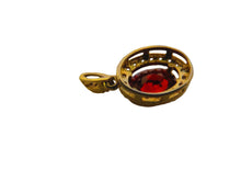 Load image into Gallery viewer, Ruby Yellow Gold Pendant 9 Carat With cz