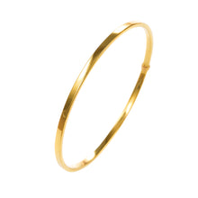 Load image into Gallery viewer, Gold Slave Bangle Rose 9 Carat 3mm
