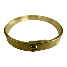 Load image into Gallery viewer, Gold Love Screw Bangle 9 Carat Solid Yellow With Screwdriver Child Hinged
