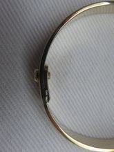 Load image into Gallery viewer, Gold Love Screw Bangle 9 Carat Solid Yellow With Screwdriver Ladies Hinged