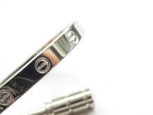 Load image into Gallery viewer, Love Screw Bangle Solid Sterling Silver 925 With Screwdriver Maidens Hinged Small