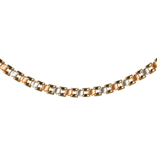 Gold Necklace Multi Coloured 9 Carat