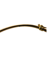 Load image into Gallery viewer, Van Cleef &amp; Arpels Style Mother Of Pearl Clover Gold Bangle 9 Carat Yellow
