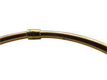 Load image into Gallery viewer, Gold Nail Bangle 9 Carat Yellow Hinged
