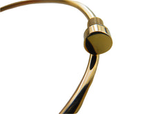 Load image into Gallery viewer, Gold Nail Bangle 9 Carat Yellow Hinged
