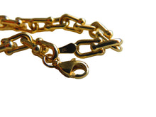 Load image into Gallery viewer, Gold Bracelet 9 Carat Yellow Gold Interlocking Links Detailed Heavier
