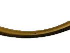 Load image into Gallery viewer, Gold Bangle 9 Carat Yellow Ladies Oval Hinged 6mm
