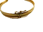 Load image into Gallery viewer, Gold Bangle 9 Carat Yellow Ladies Oval Hinged 6mm
