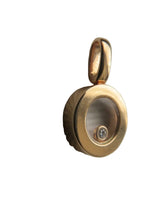 Load image into Gallery viewer, Floating Diamond Pendant 18 Carat Rose Gold Natural Stone
