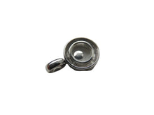 Load image into Gallery viewer, Floating Diamond Pendant 18 Carat White Gold Natural Stone

