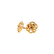 Load image into Gallery viewer, Gold Celtic Stud Earrings 9 Carat Yellow
