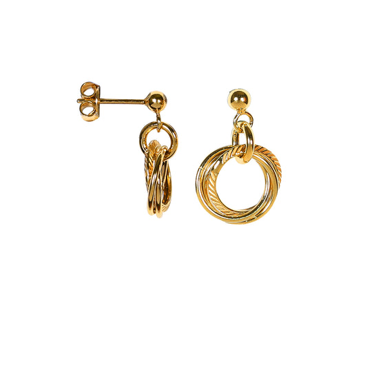 Gold Drop Earrings 9 Carat Yellow