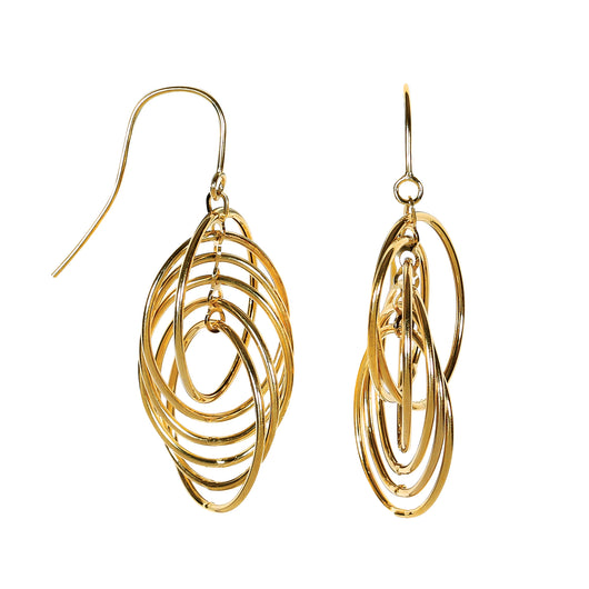 Gold Drop Earrings 9 Carat Yellow