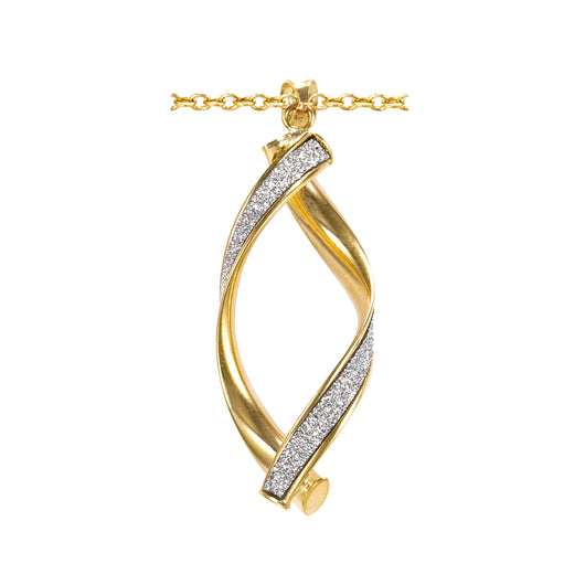Gold Pendant Glitter Yellow 9 Carat