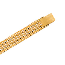 Load image into Gallery viewer, Men's Gold Solid Bracelet 9 Carat Yellow Adjustable 13mm
