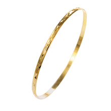 Load image into Gallery viewer, Gold Slave Bangle Rose Solid Diamond Cut 9 Carat 3mm
