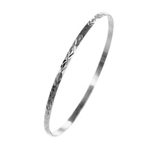 Load image into Gallery viewer, Gold Slave Bangle Yellow Solid Diamond Cut 9 Carat 3mm
