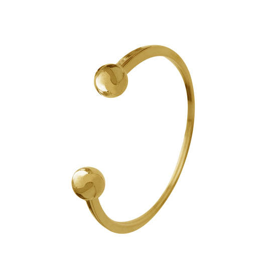 Gold Torque Bangle 9 Carat Yellow